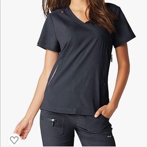 KOI Lite Performance Scrub Set in Charcoal